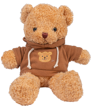 Gấu bông - Teddy áo nón nâu